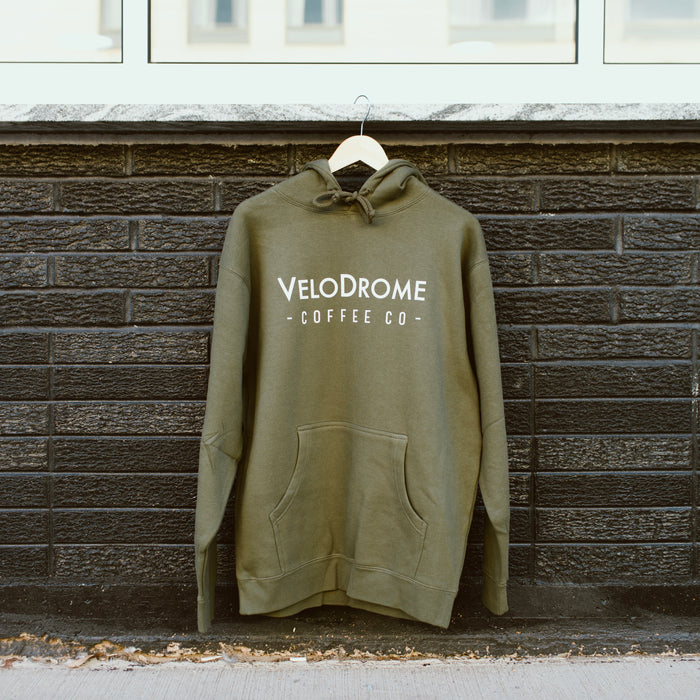 Olive Green Velodrome Hoodie